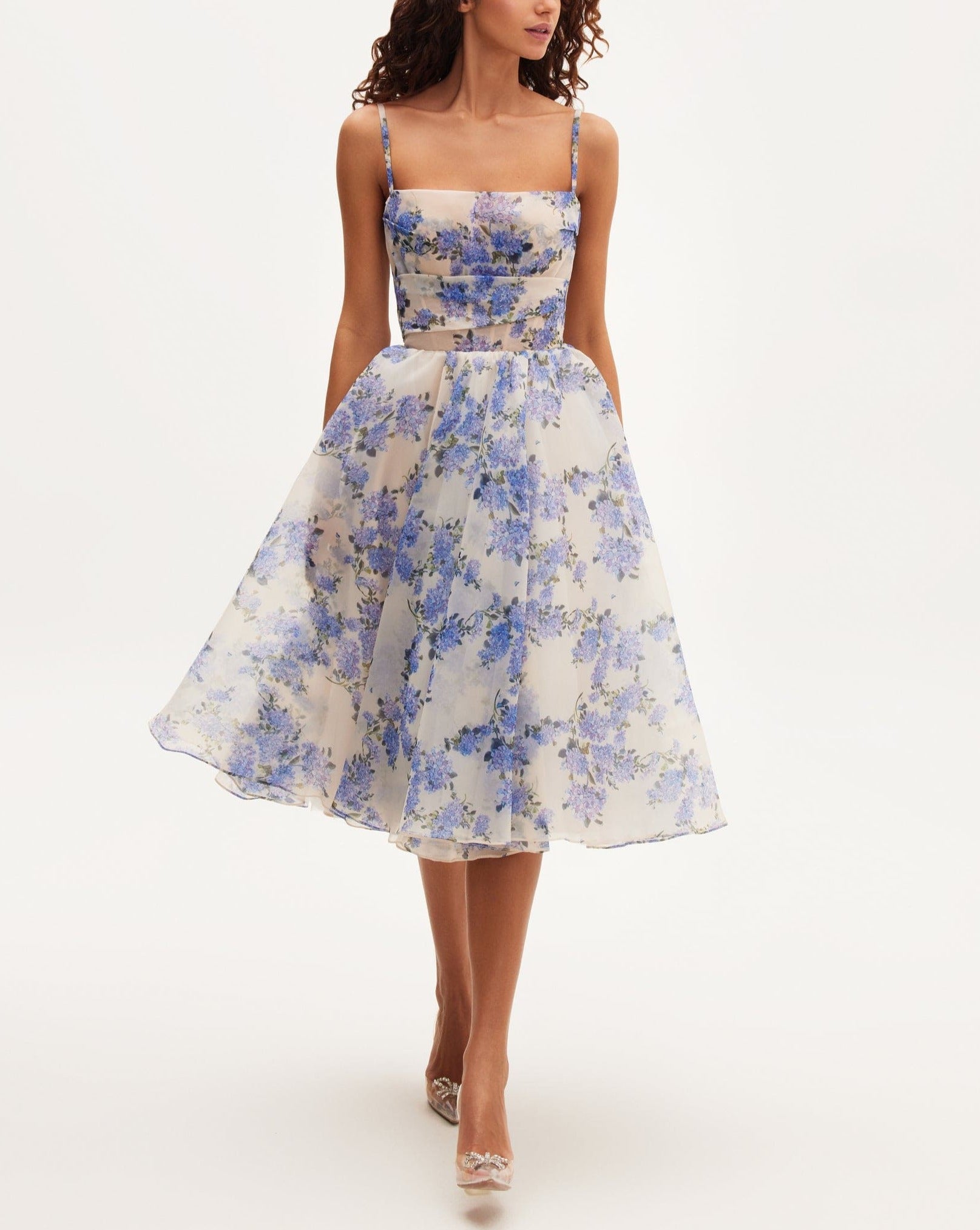 Hydrangeaspaghettistrapmididress